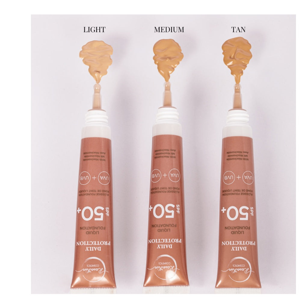 RoseKin Cosmetics Daily Protection Foundation & Puder