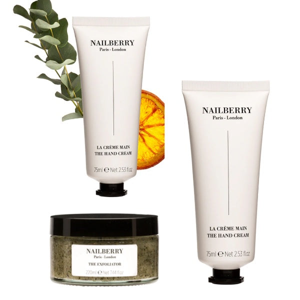 Nailberry Peeling, Handcreme & Fusscreme