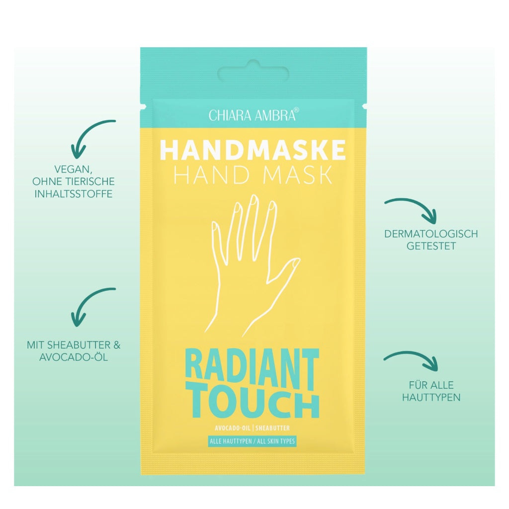 Radiant Touch Handmaske | 1Stk
Chiara Ambra Wirkung