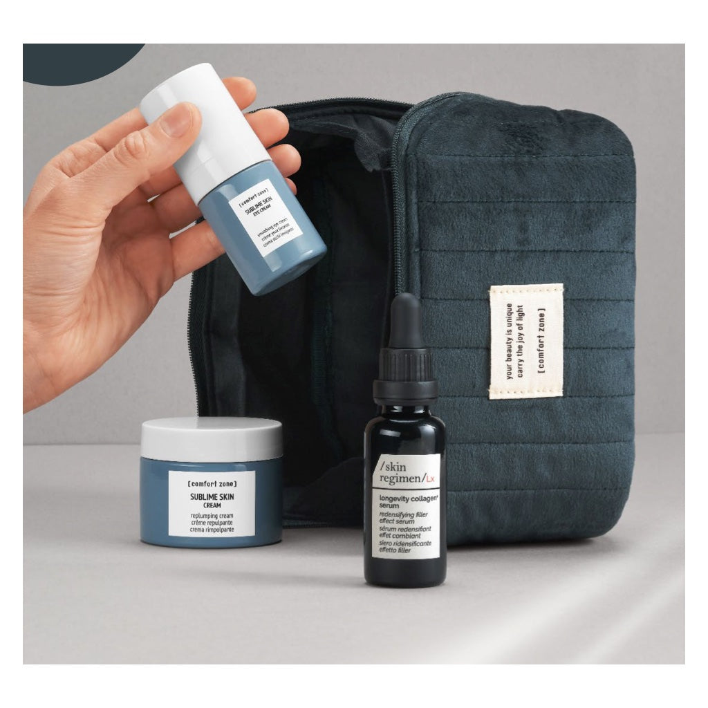 The Timeless Beauty Ritual
Comfort Zone | Sublime & Skin Regimen